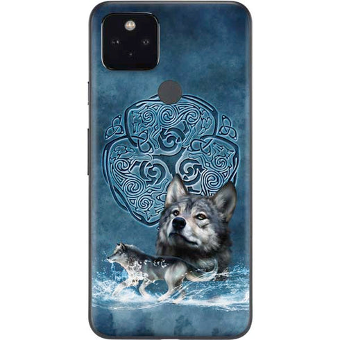 Brigid Ashwood Celtic Wolf Google Pixel 4a 5G Skin